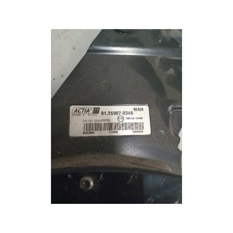 Recambio de modulo electronico para man tgx 18.500 12.4 diesel referencia OEM IAM 81259070348  TRANSFORMADOR TENSION 24V DC 12V - Blanco 2