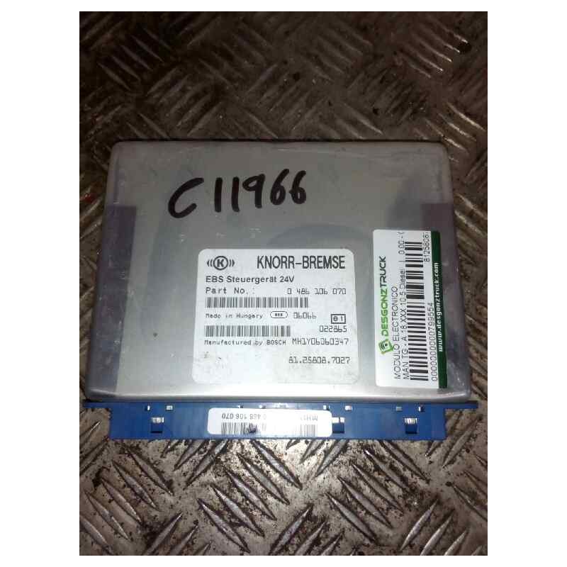Recambio de modulo electronico para man tg - a 18.xxx 10.5 diesel referencia OEM IAM 81258087027 0486106070 CENTRALITA EBS