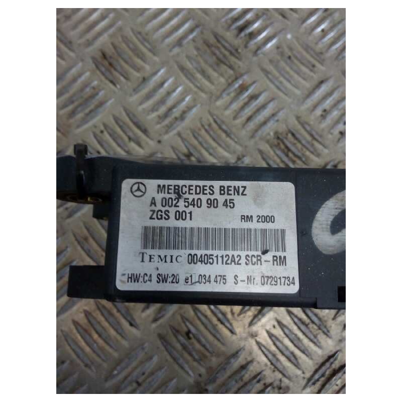 Recambio de modulo electronico para mercedes-benz actros 2/3 2 - ejes / 6 cil. 1848(4x2) om 501 la megaspace referencia OEM IAM - Blanco