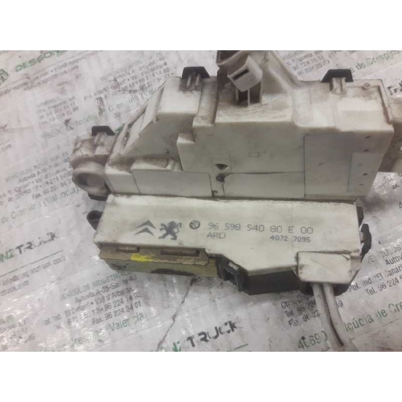 Recambio de cerradura puerta trasera derecha para peugeot 407 st sport referencia OEM IAM 9659854080 6 PINS - Verde 3