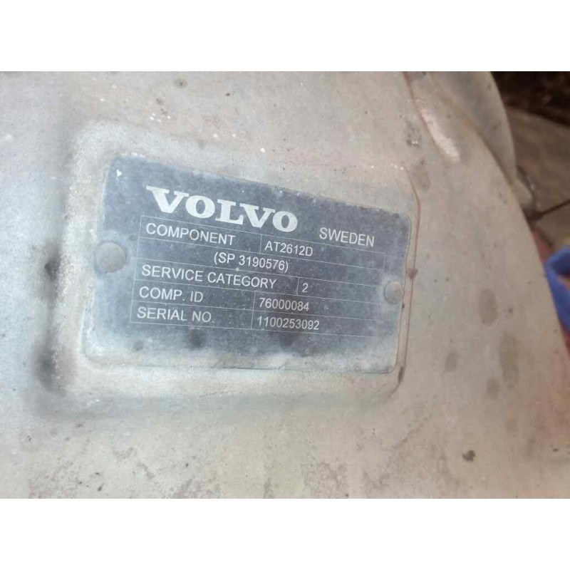 Recambio de caja cambios para volvo fh xxx fg 4x2 low largo globetrotter (lhh2, l2h2) referencia OEM IAM AT2612D 3190576 