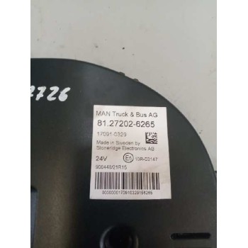 Recambio de cuadro instrumentos para man tgx 18.xxx 12.4 diesel referencia OEM IAM 81272026265  