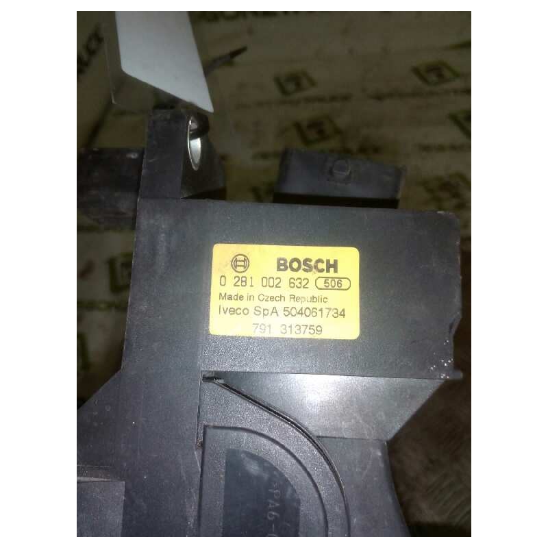 Recambio de pedal acelerador para iveco daily caja cerrada (1999 =>) 35 - s 12 caja cerrada referencia OEM IAM 504061734 0281002 2