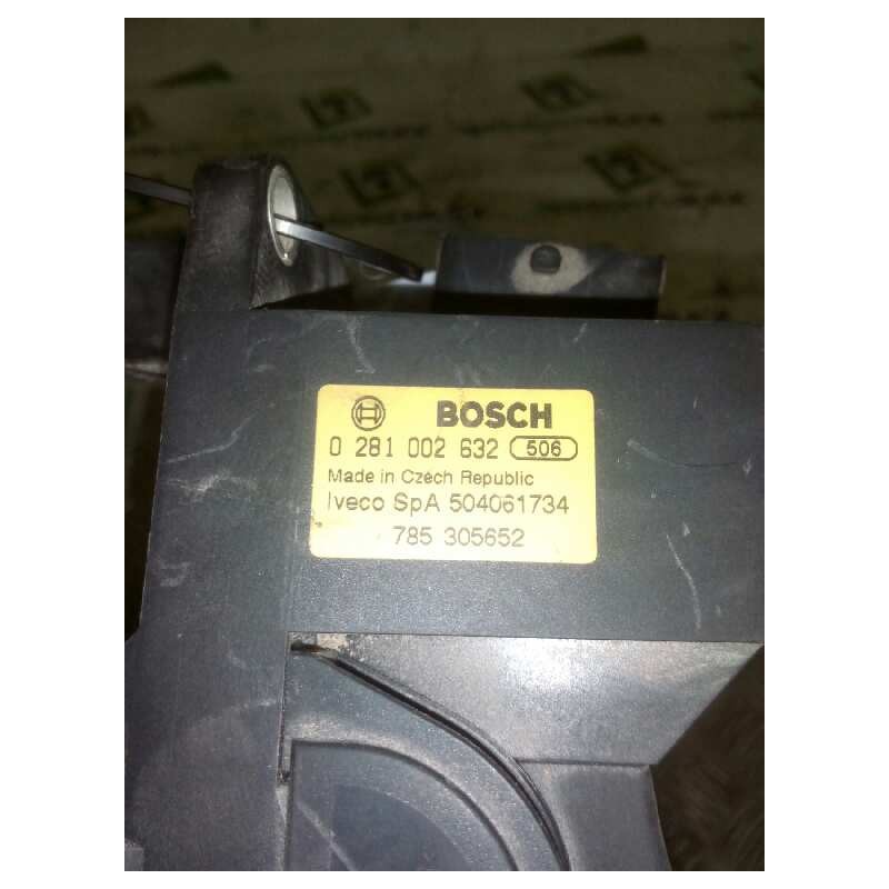 Recambio de pedal acelerador para iveco daily caja cerrada (1999 =>) 35 - s 12 caja cerrada referencia OEM IAM 504061734 0281002 2