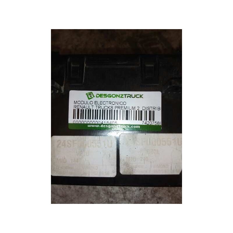 Recambio de modulo electronico para renault trucks premium 2 distribution 450.18d (450cv) referencia OEM IAM 7420758804 06420117