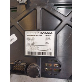 Recambio de cuadro instrumentos para scania serie p/g/r (l-clase) 11.7 diesel referencia OEM IAM 1849503 1849509 