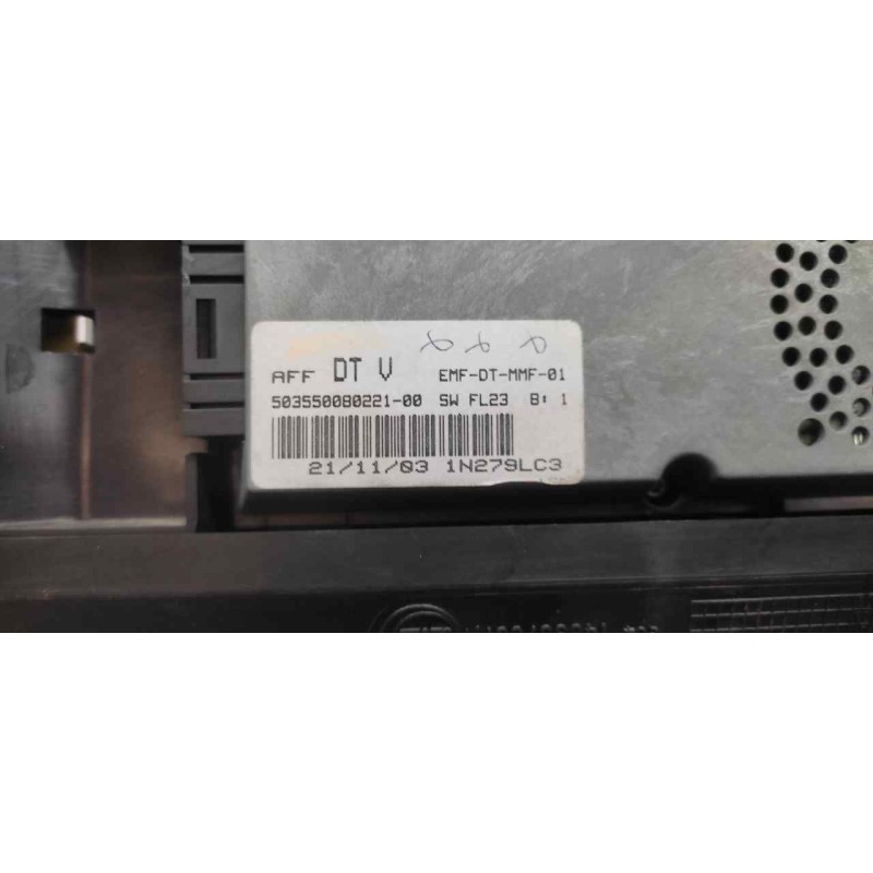 Recambio de cuadro instrumentos para lancia phedra (180) 2.2 jtd 16v emblema referencia OEM IAM 13122442 50355008022100 4