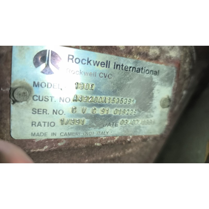 Recambio de grupo para iveco eurocargo 5.9 diesel referencia OEM IAM 130e a43200a1535391 ratio:1/391/11x43 2