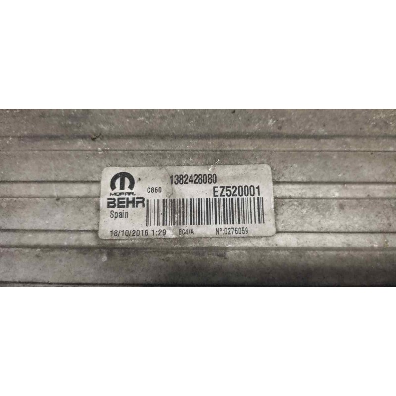 Recambio de intercooler para fiat ducato combi 33 (290) 130 teilverglast (l1h1) referencia OEM IAM 1382428080 - Blanco 2