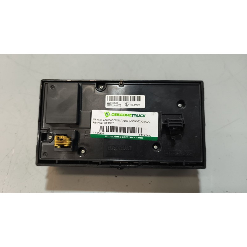 Recambio de mando calefaccion / aire acondicionado para renault serie t 10.8 diesel referencia OEM IAM 22247443 - Blanco 7