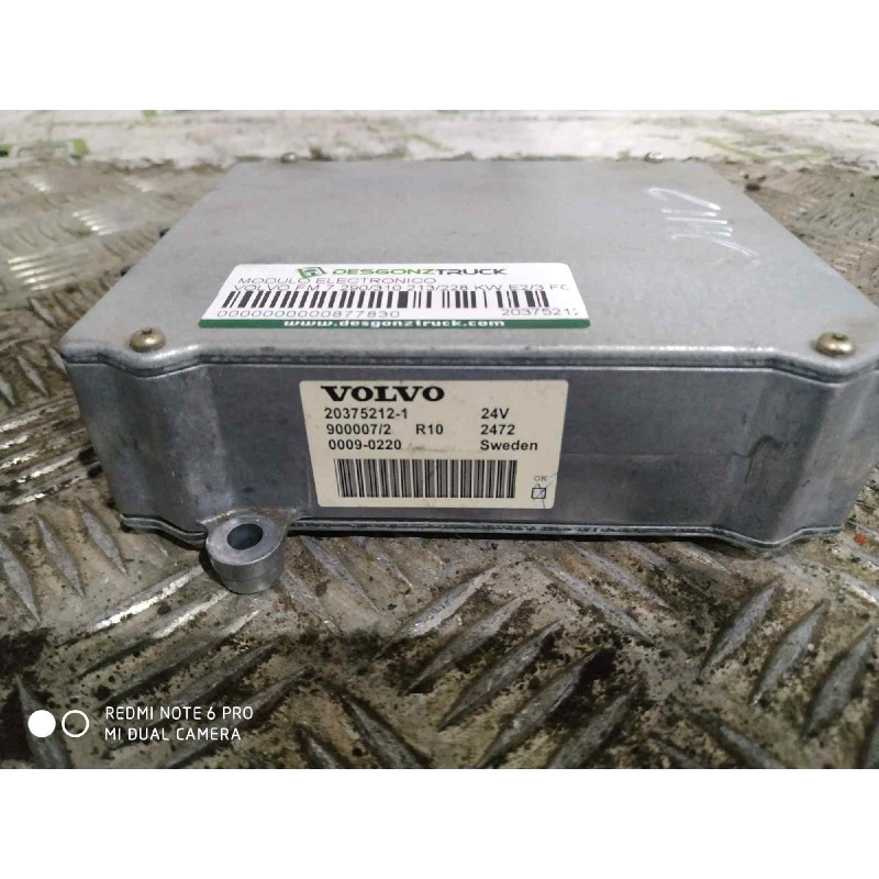 Recambio de modulo electronico para volvo fm 7 290/310 213/228 kw e2/3 fg  4900 18 to (4x2) largo (lh1 o l2h1) referencia OEM IA - Blanco