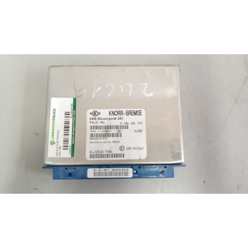 Recambio de modulo electronico para man tgs referencia OEM IAM 81258087086 CENTRALITA EBS 0486106135 - Blanco 2