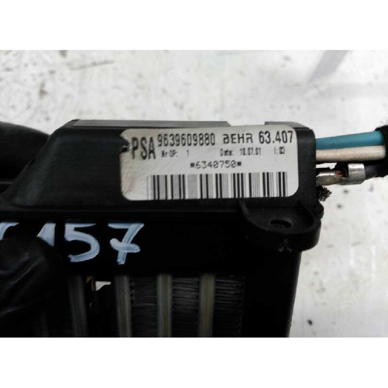 Recambio de resistencia calefaccion para peugeot 307 (s1) xr referencia OEM IAM 6450JP 9639609880 3