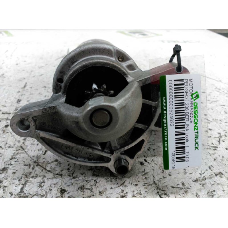 Recambio de motor arranque para peugeot 206 berlina look referencia OEM IAM 1005821815 9 DIENTES 2
