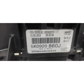 Recambio de cuadro instrumentos para volkswagen golf vi variant (aj5) advance referencia OEM IAM 5K0920860J  