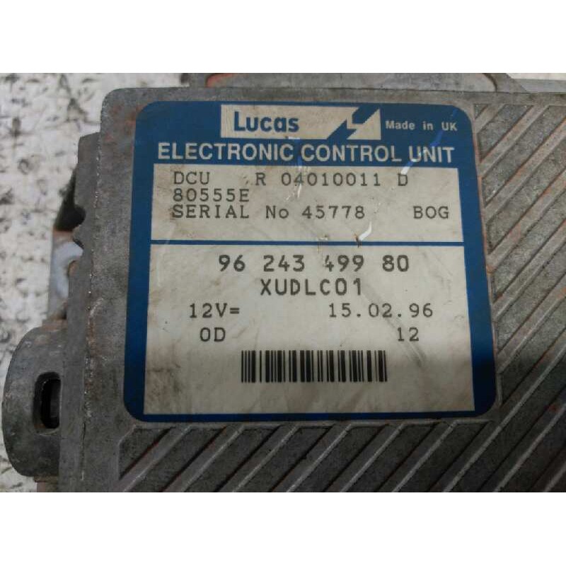 Recambio de centralita motor uce para peugeot 406 berlina (s1/s2) stdt referencia OEM IAM 9624349980 LUCAS - Azul 2