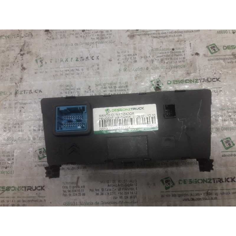 Recambio de mando climatizador para peugeot 308 confort referencia OEM IAM 69907002 40/6 PINS - Negro 2