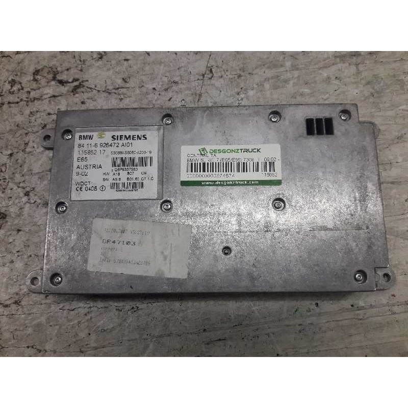 Recambio de modulo electronico para bmw serie 7 (e65/e66) 730d referencia OEM IAM 115852 TELEFONO 