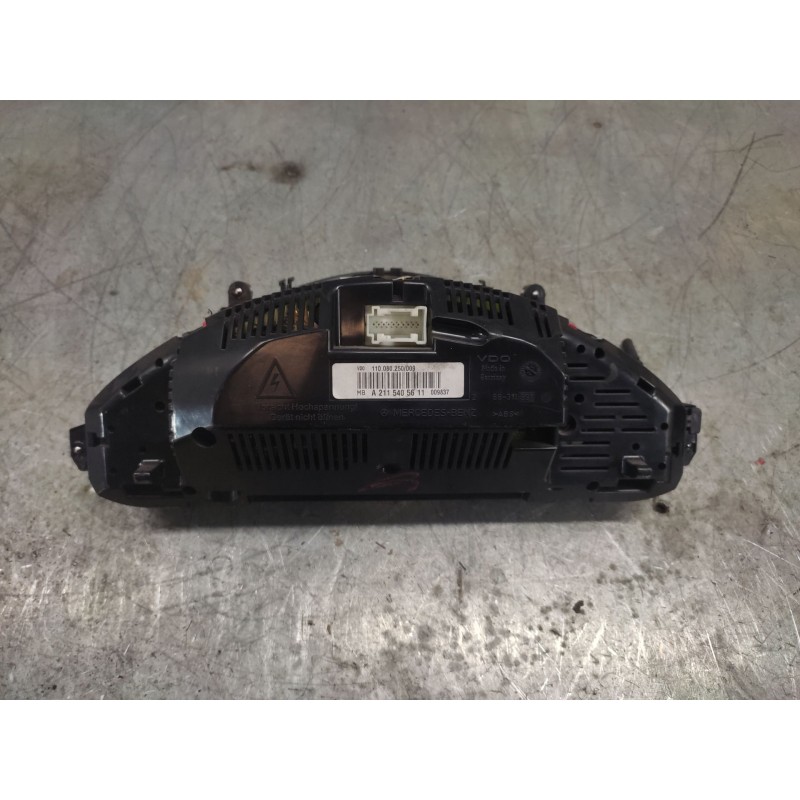 Recambio de cuadro instrumentos para mercedes-benz clase e (w211) berlina e 220 cdi (211.006) referencia OEM IAM A2115405611  11 - Negro 2