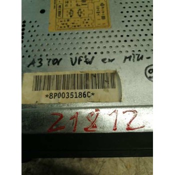 Recambio de sistema audio / radio cd para audi a3 (8p) 2.0 tdi ambition quattro referencia OEM IAM 8P0035186C  
