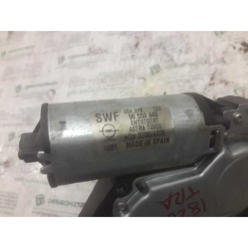 Recambio de motor limpia trasero para opel astra g berlina club referencia OEM IAM 90559440 404376 3 PINS - Negro 3