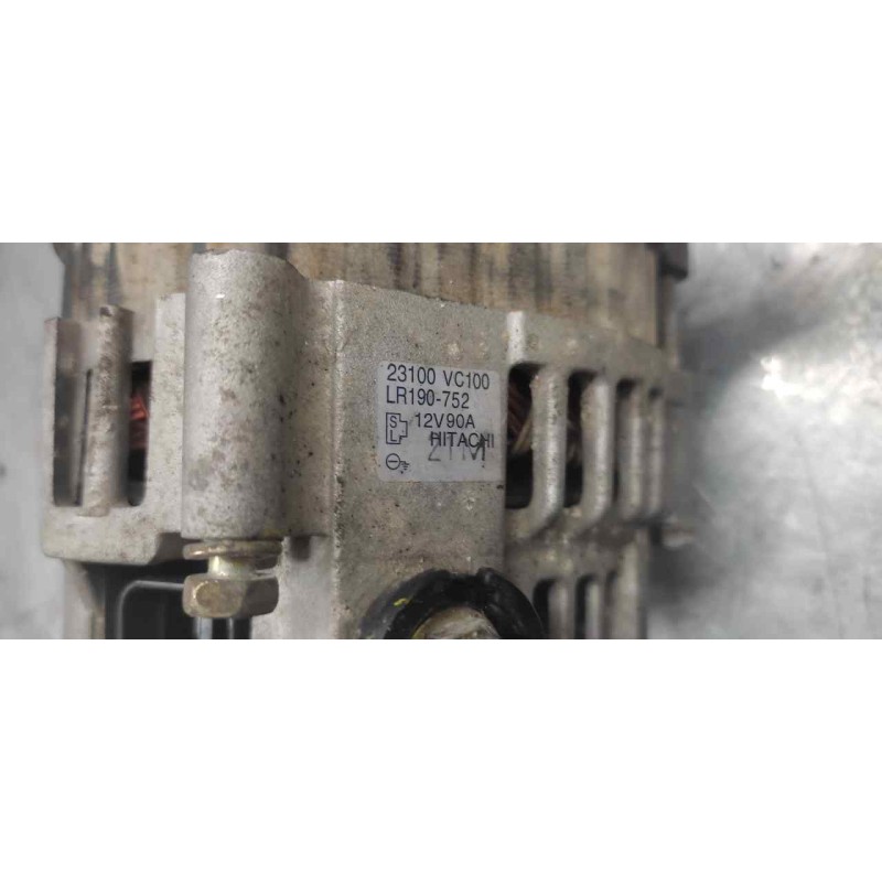 Recambio de alternador para nissan terrano/terrano.ii (r20) elegance referencia OEM IAM 23100VC100 LR190752 12V 90A HITACHI - Negro 3
