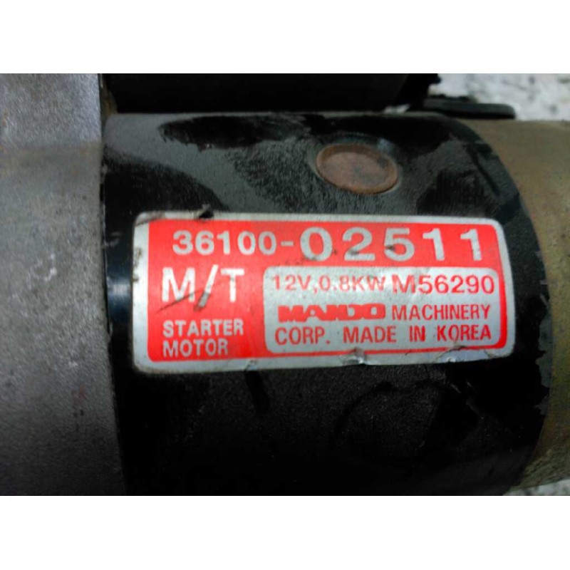 Recambio de motor arranque para hyundai atos (mx) gls referencia OEM IAM M56290 8 DIENTES 3