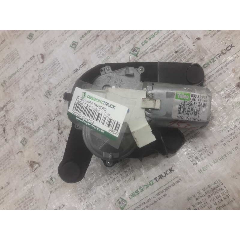 Recambio de motor limpia trasero para peugeot 308 confort referencia OEM IAM 9680477480 53031812 3 PINS - Gris 2