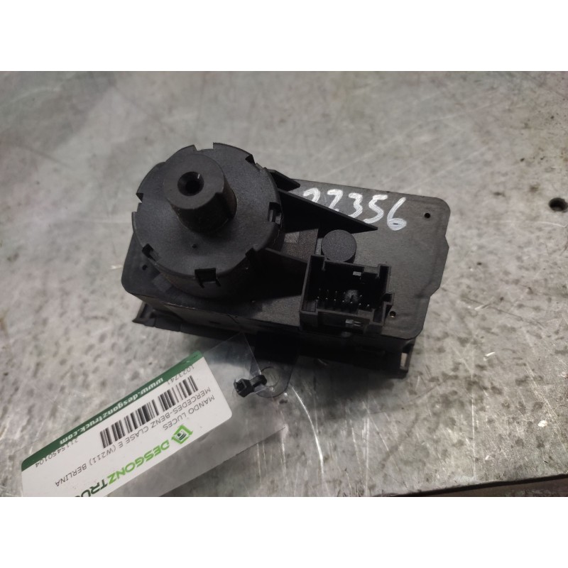 Recambio de mando luces para mercedes-benz clase e (w211) berlina e 220 cdi (211.006) referencia OEM IAM 2115450104 - Negro 2