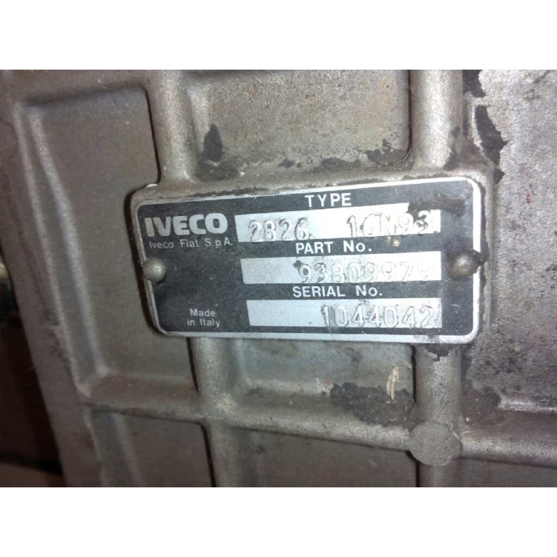 Recambio de caja cambios para iveco daily caja abierta 35 - 10 caja abierta referencia OEM IAM 282616N93 93809979 1044042 4