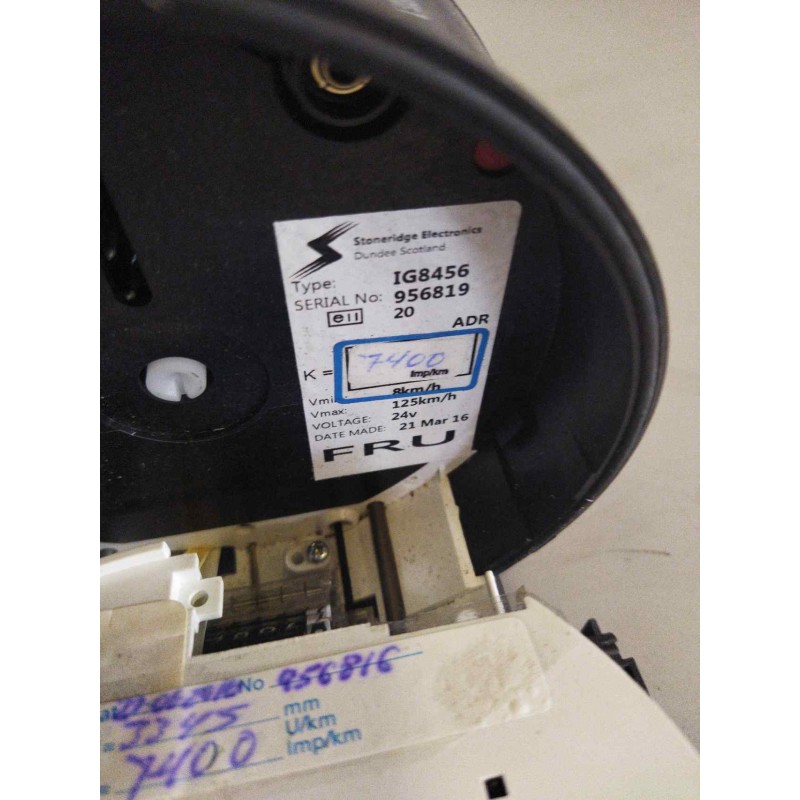 Recambio de tacografo para iveco eurotech cursor (mh) 7.8 diesel referencia OEM IAM IG8456 956819 - Blanco 2
