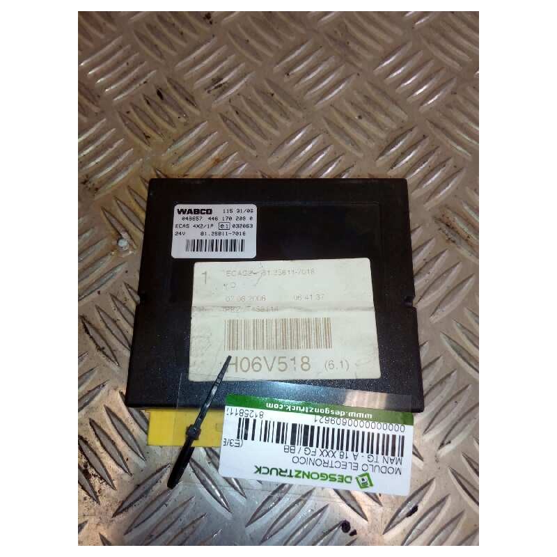 Recambio de modulo electronico para man tg - a 18.480 fg / bb (e3/e4) l referencia OEM IAM 81258117018 4461702090 CENTRALITA ECA - Blanco