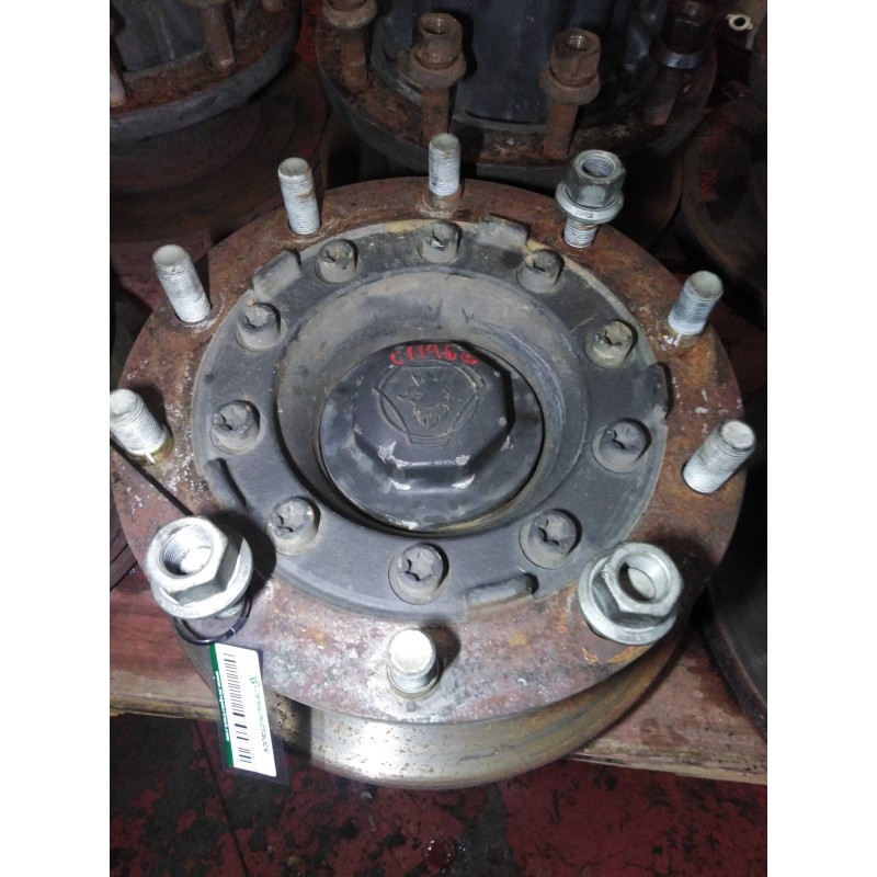 Recambio de buje delantero para scania serie p/g/r (l-clase) fsa r450 (4x2) largo cr 19 a referencia OEM IAM 1868663 2603321 - Blanco