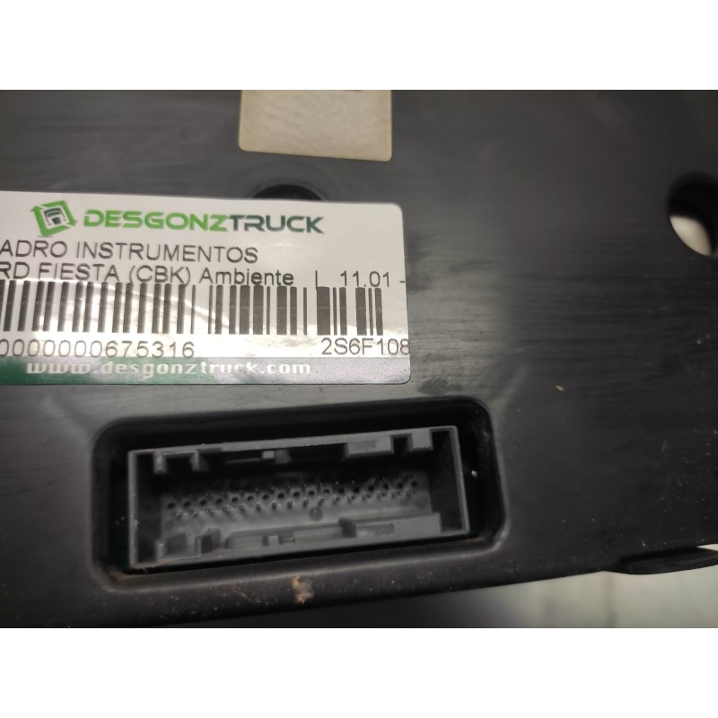 Recambio de cuadro instrumentos para ford fiesta (cbk) ambiente referencia OEM IAM 2S6F1084NE 4