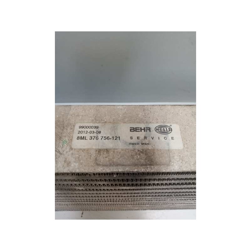 Recambio de intercooler para renault mascott referencia OEM IAM 7420866948 9ML376756121 MARCA HELLA - Blanco 2