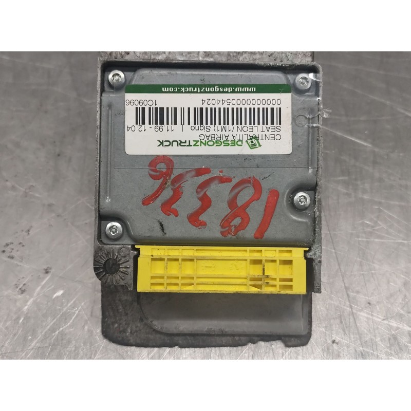 Recambio de centralita airbag para seat leon (1m1) signo referencia OEM IAM 1C0909605A 5WK43122 3