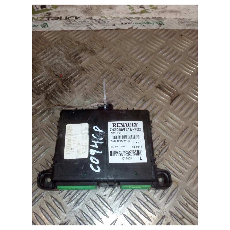 Recambio de modulo electronico para renault magnum ab 2005 cabina adel.tractor semirr. gv  4x2 4xx.18 gran espacio referencia OE - Blanco