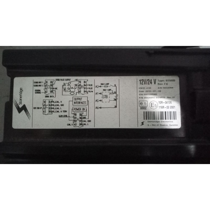 Recambio de tacografo para mercedes-benz oc 500 rf 2542 referencia OEM IAM SE5000  REV7.6 - Blanco 3