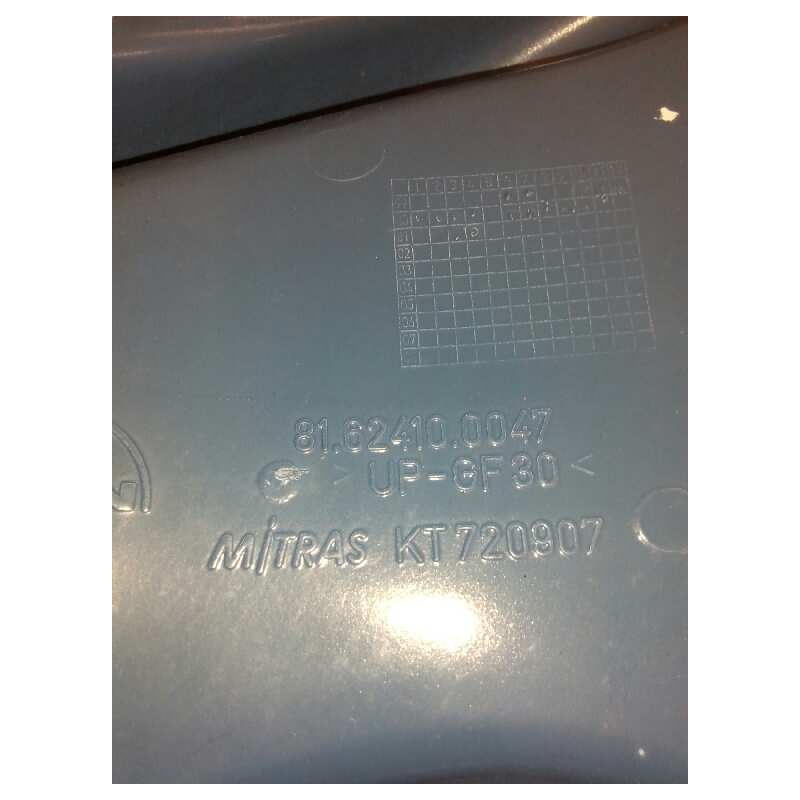 Recambio de deflector izquierdo para man tg - a 18.410 12.0 diesel referencia OEM IAM 81624100047 - Azul 3
