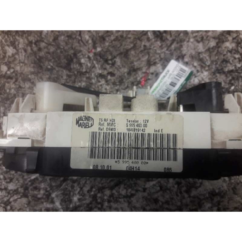 Recambio de mando calefaccion / aire acondicionado para peugeot 307 (s1) xn referencia OEM IAM 599540000 1848819142 5/4/5 PINS - Blanco 3