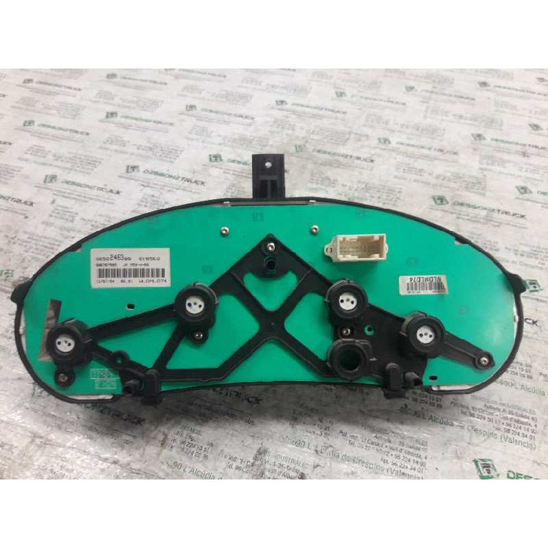 Recambio de cuadro instrumentos para citroën berlingo 2.0 hdi sx familiar referencia OEM IAM 9652246380 - Gris 3