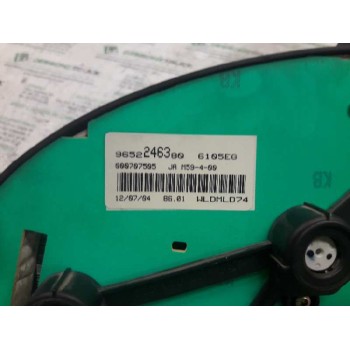 Recambio de cuadro instrumentos para citroën berlingo 2.0 hdi sx familiar referencia OEM IAM 9652246380  