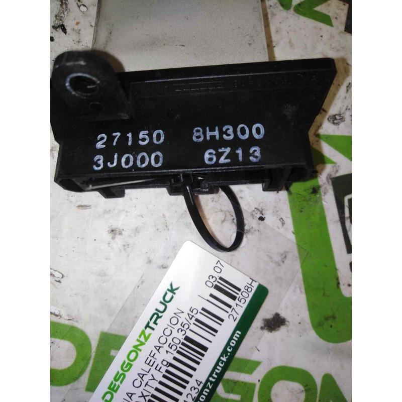 Recambio de resistencia calefaccion para renault maxity fg 150.35/45 referencia OEM IAM 271508H300 3J000 - Blanco 3