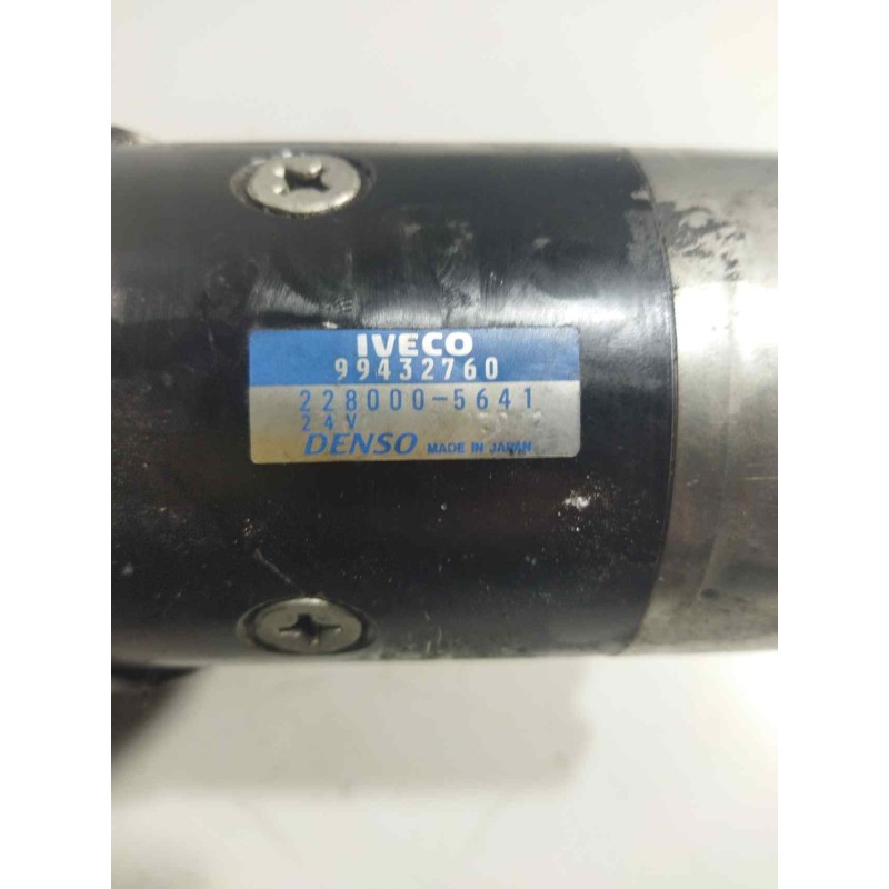 Recambio de motor arranque para iveco eurotech cursor (mh) 7.8 diesel referencia OEM IAM 99432760 MARCA:DENSO 3
