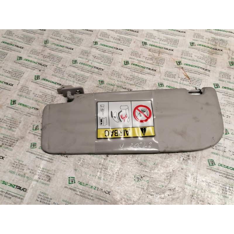 Recambio de parasol derecho para fiat fiorino referencia OEM IAM - Blanco 2