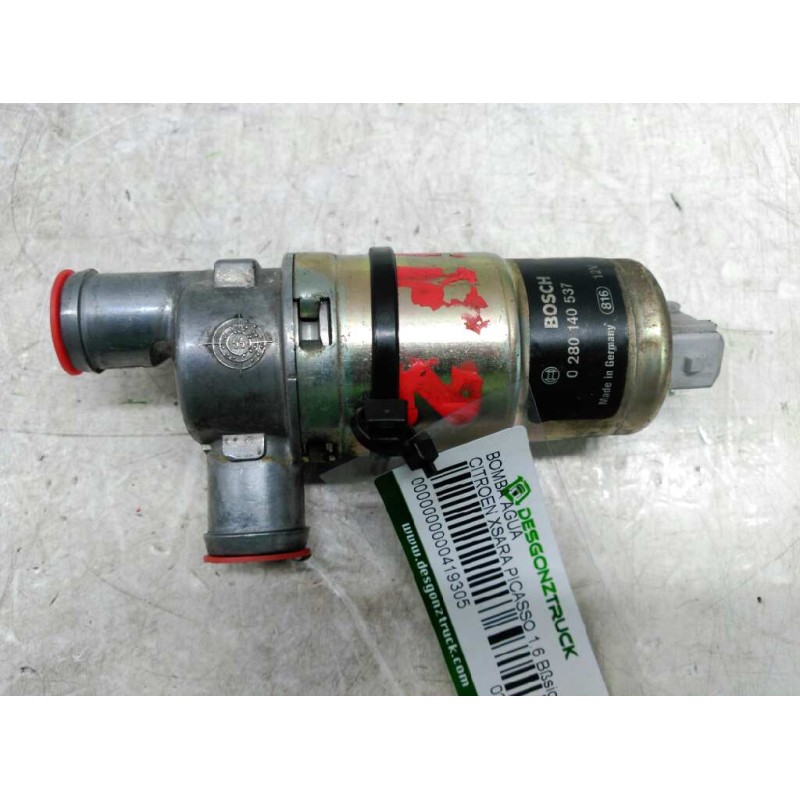 Recambio de bomba agua para citroën xsara picasso 1.6 básico referencia OEM IAM 028140537 BOMBA ADICIONAL ELECTRICA