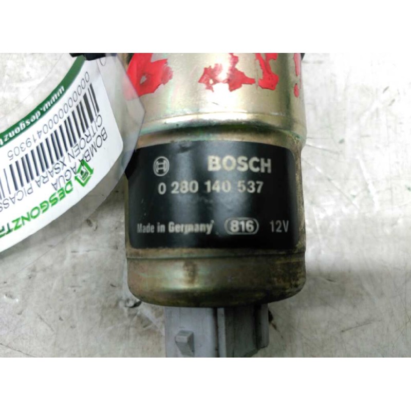Recambio de bomba agua para citroën xsara picasso 1.6 básico referencia OEM IAM 028140537 BOMBA ADICIONAL ELECTRICA 2
