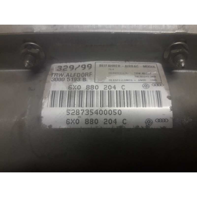 Recambio de airbag delantero derecho para volkswagen polo berlina (6n2) trendline referencia OEM IAM 6X0880204C 30005193B 3