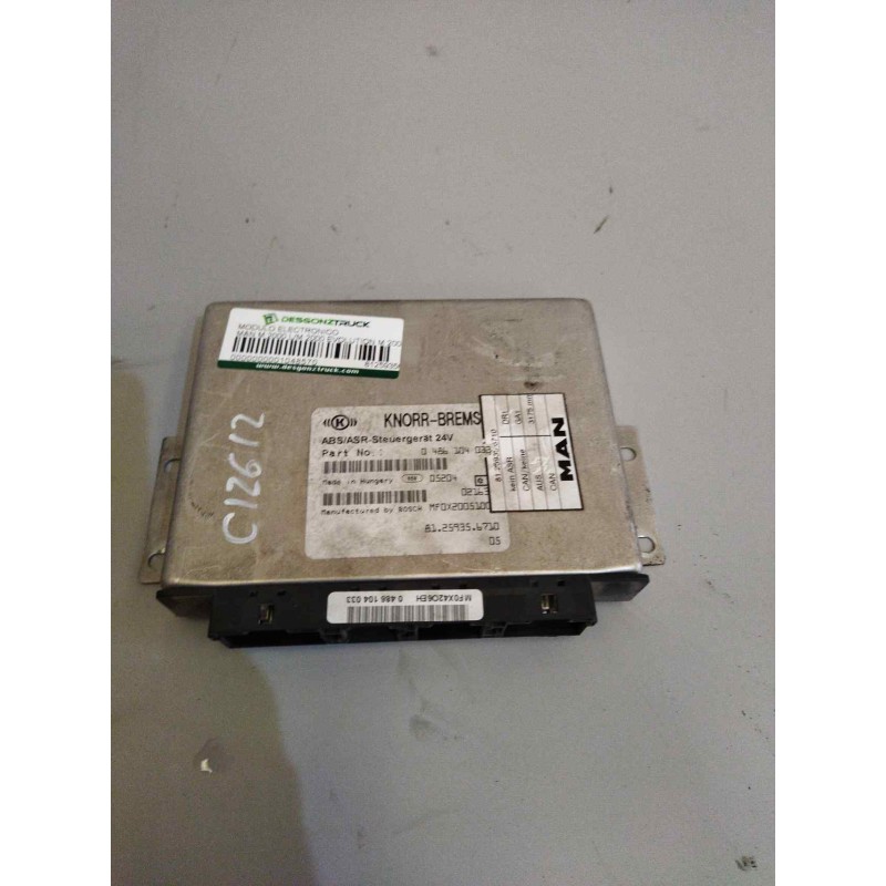 Recambio de modulo electronico para man m 2000 l/m 2000 evolution m 2000 l fg llc m (largura mediana) referencia OEM IAM 8125935 - Gris