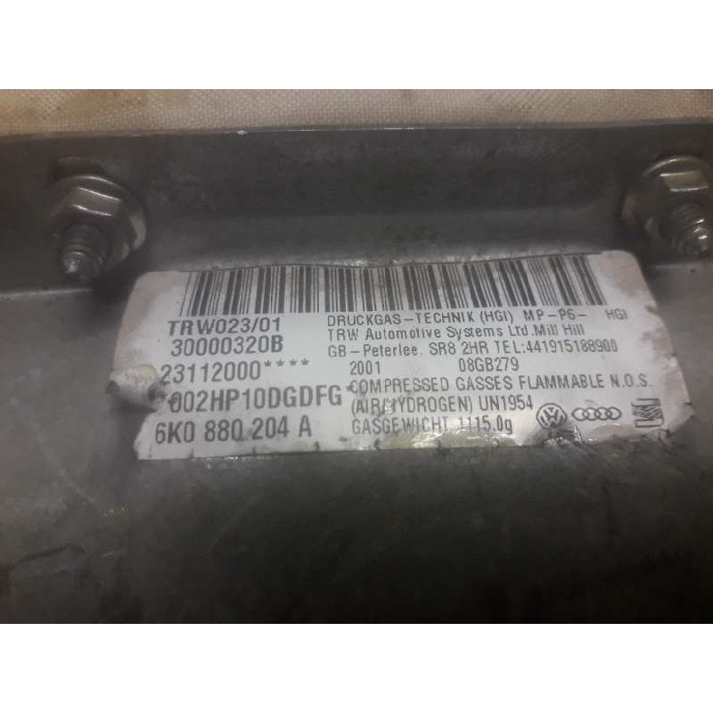 Recambio de airbag delantero derecho para seat ibiza (6k1) signo referencia OEM IAM 6K0880204A 30000320B 2